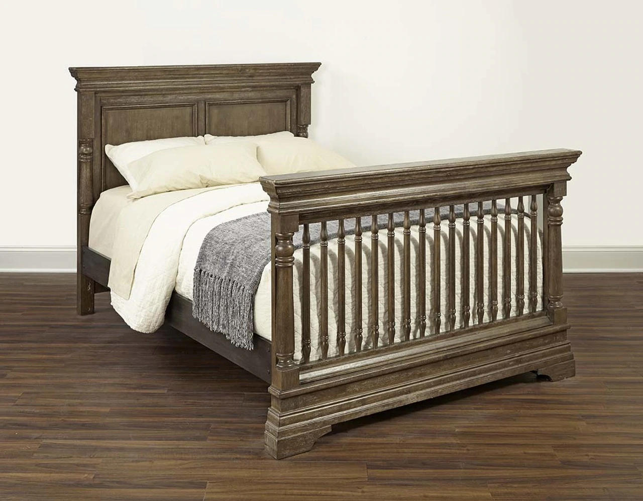 Kerrigan Bed Rails in Cafe au Lait