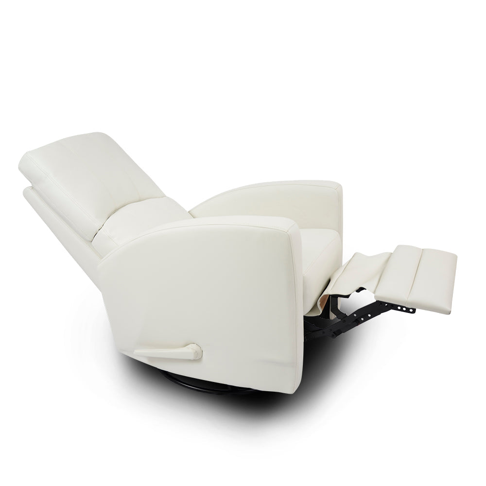 Habana Swivel/Glider Recliner in White
