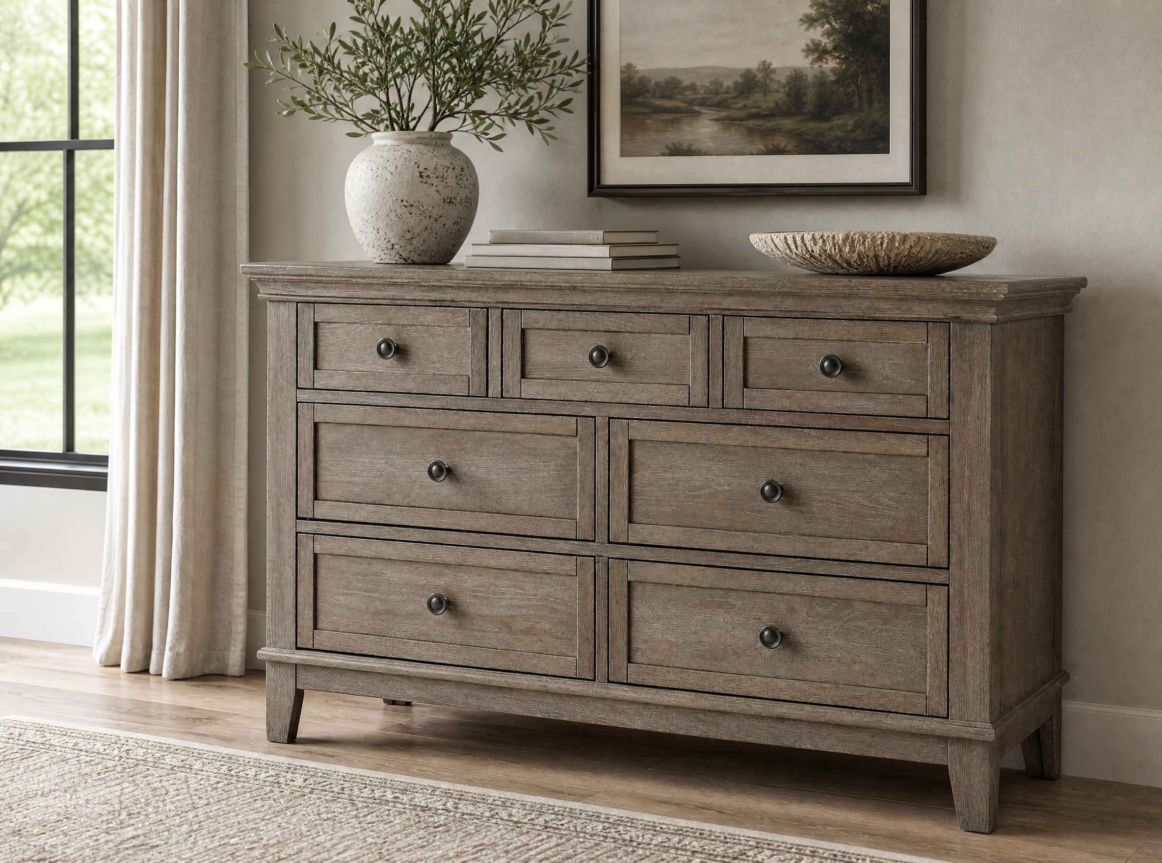 Color: Sand | Leland Dresser