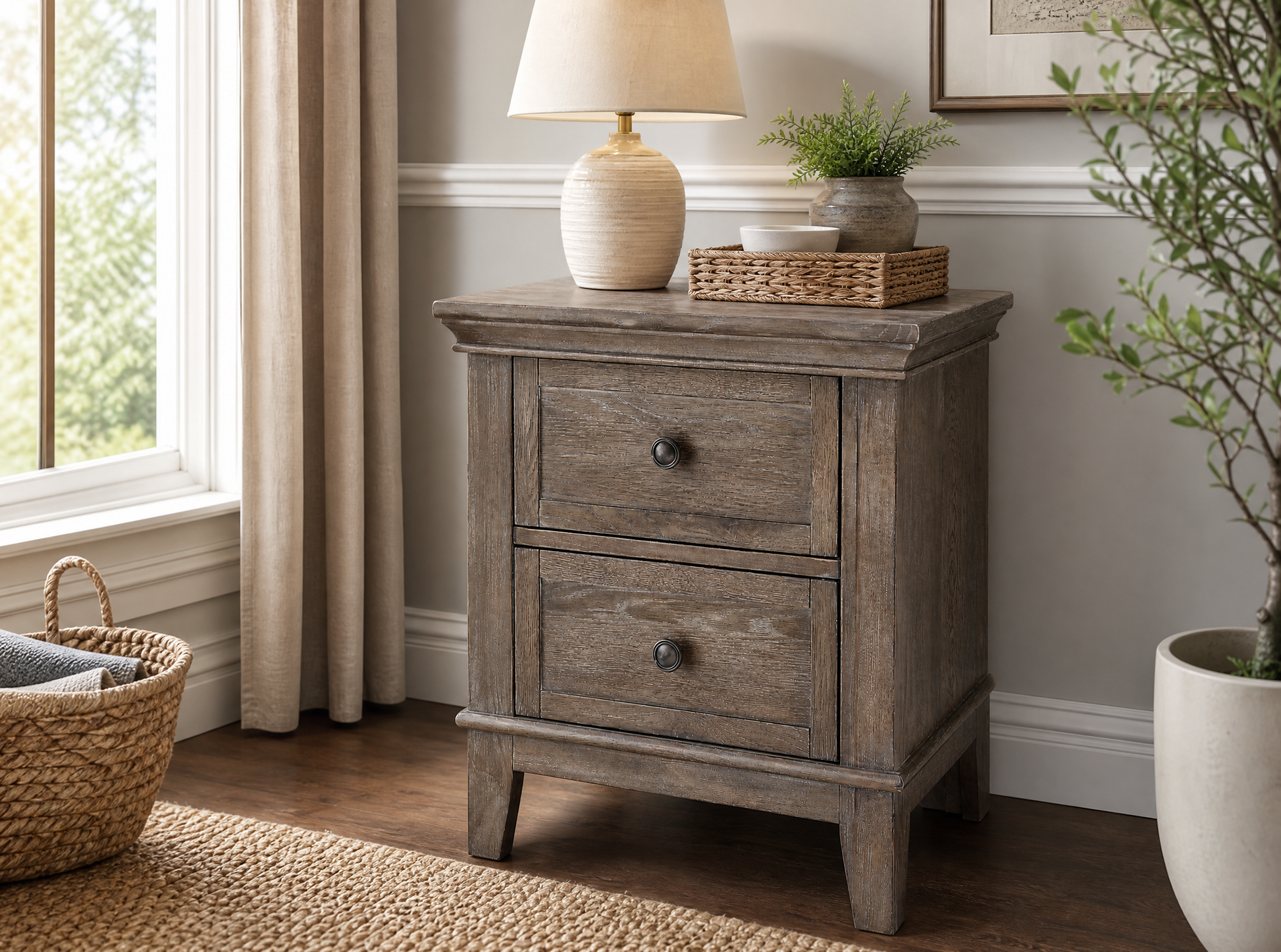 Color: Sand | Leland Night Stand