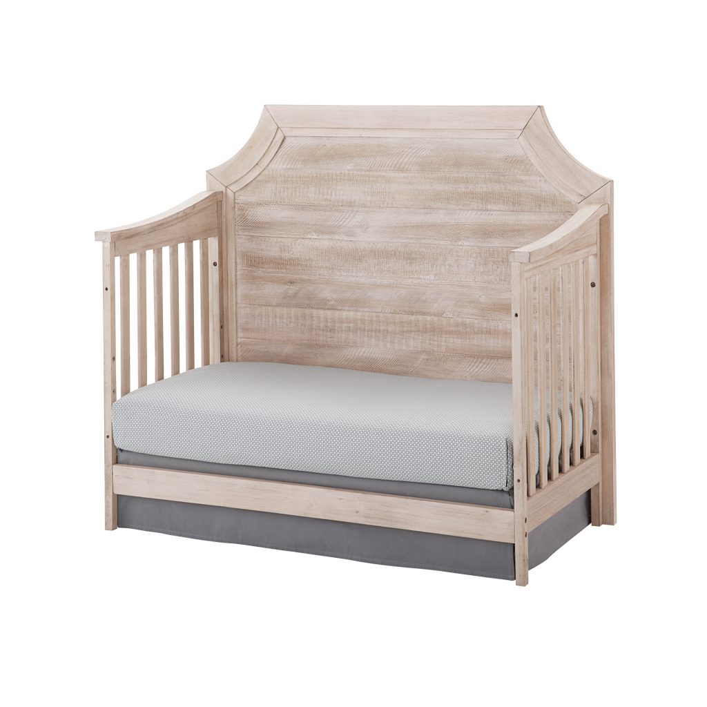 Remi  Convertible Crib in Sugarcoat finish image 3