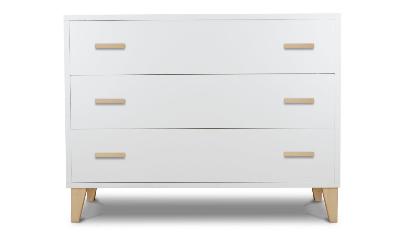 Caravaggio Dresser in White/Natural