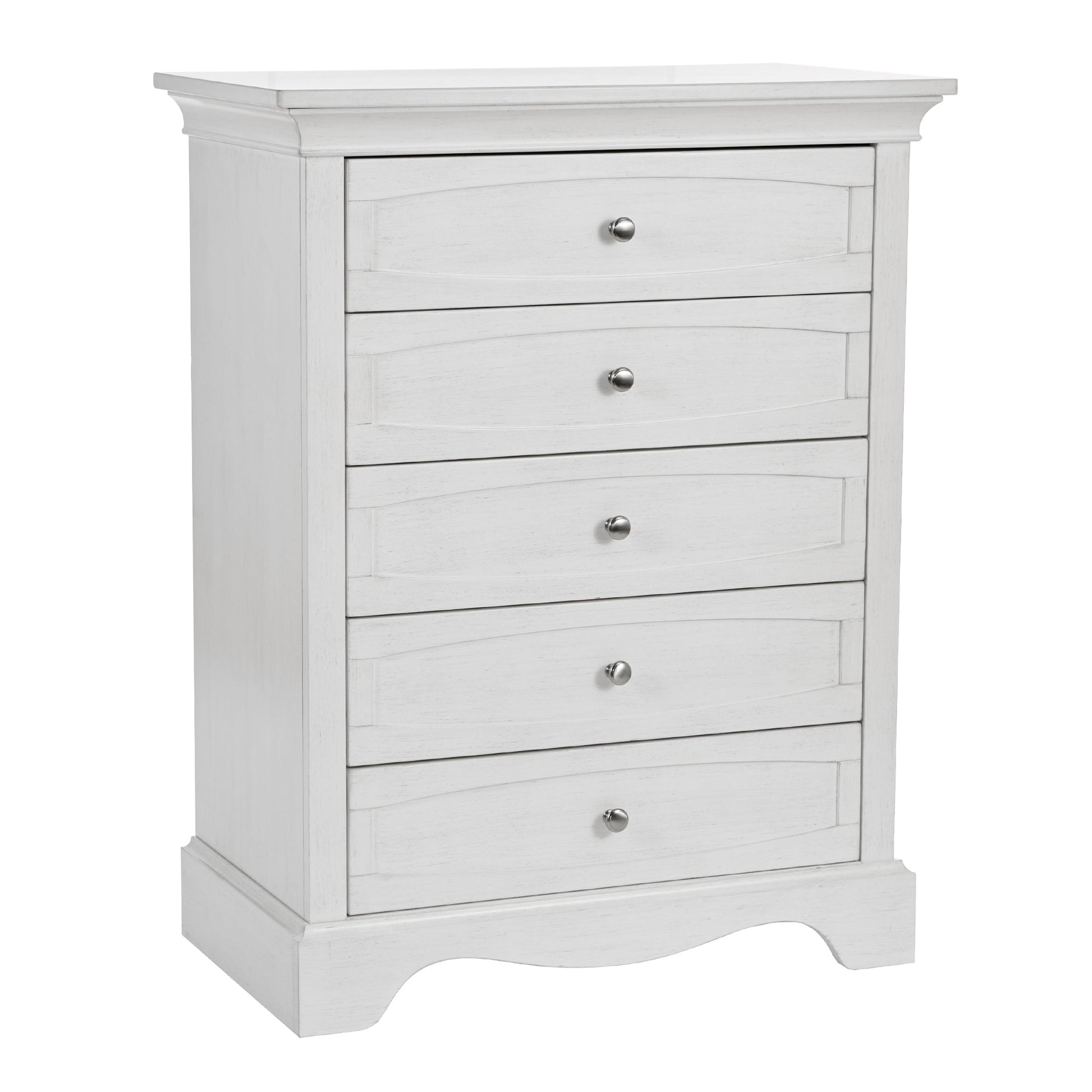 Ragusa 5 Drawer Dresser in Vintage White