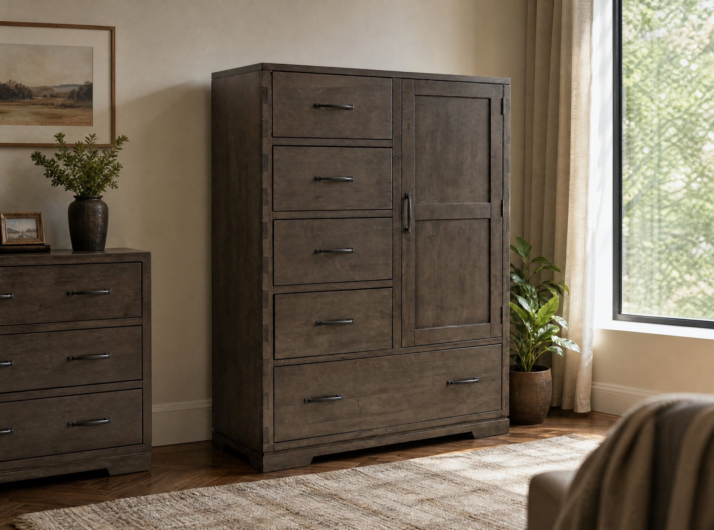 Color: Dove | Dovetail Collection Door Chest