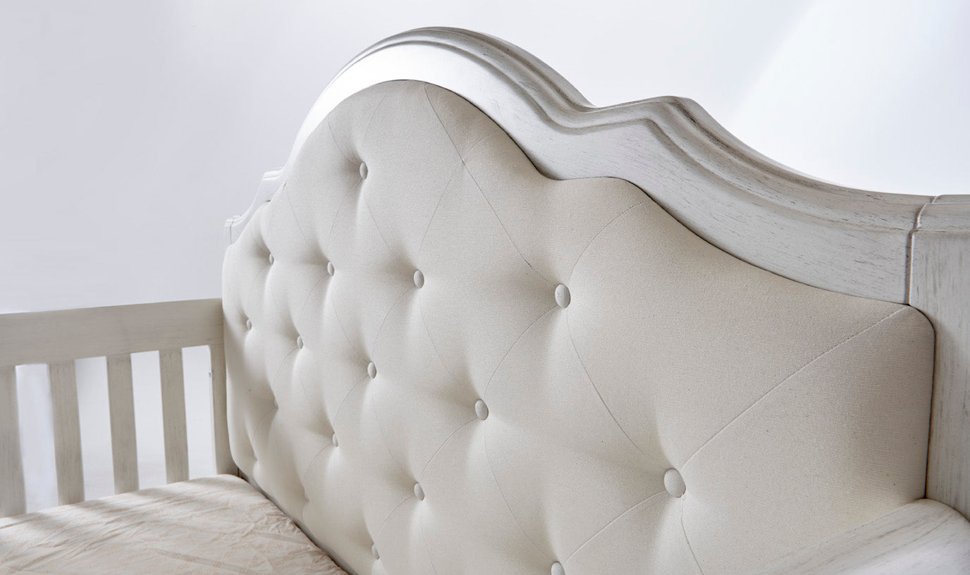 Cristallo Forever Crib with Fabric Panel image 1