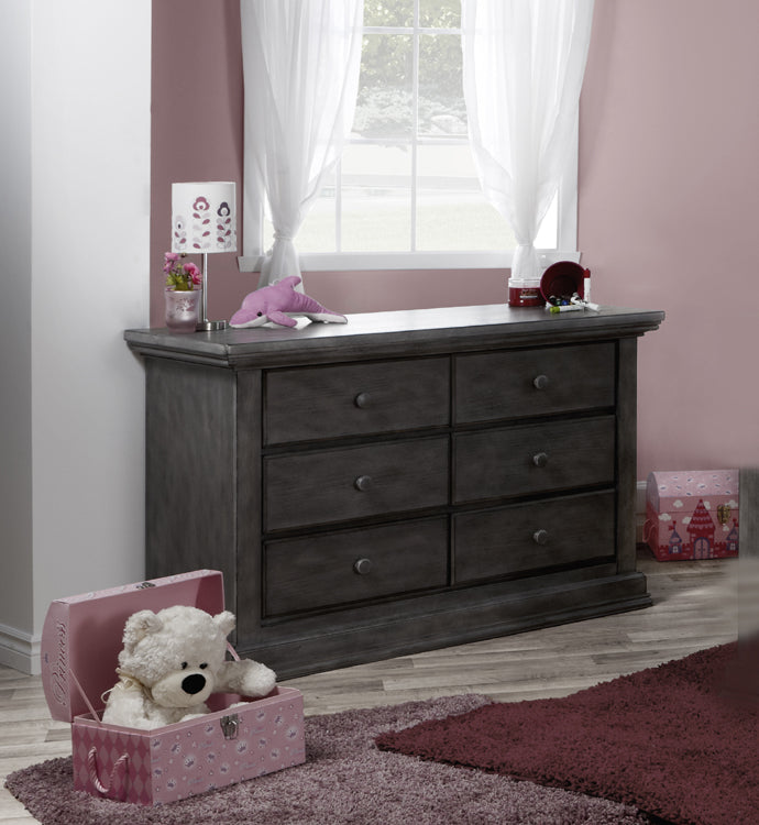 Modena Double Dresser in Granite