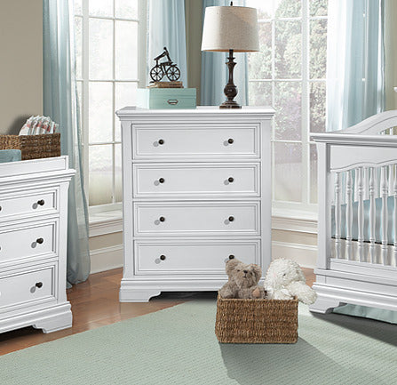 Stella Baby and Child Athena Collection Chest in Belgium Cream image 1
