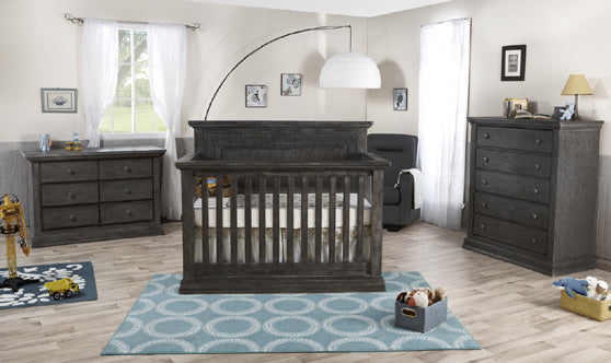 Modena Forever Crib in Distressed Granite