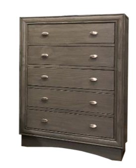 Preston 5 Drawer Chest in Granite image 0