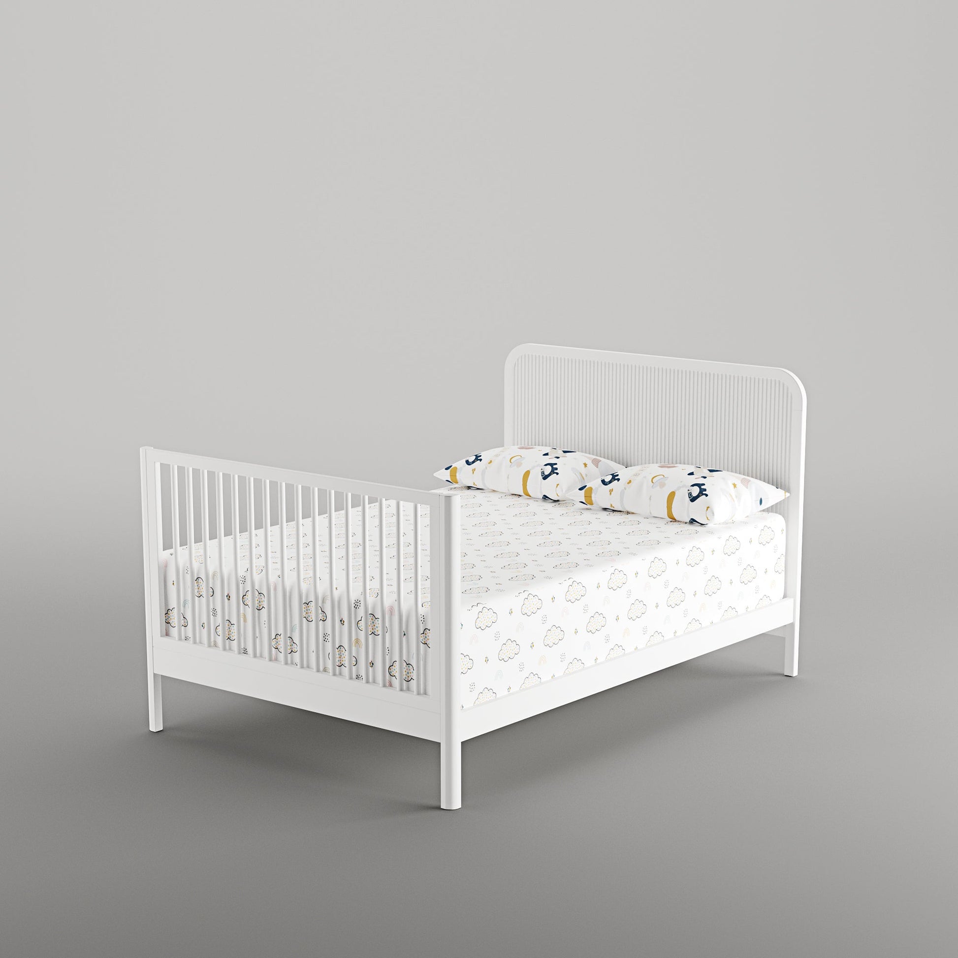 Milano Double Rail in White image 2