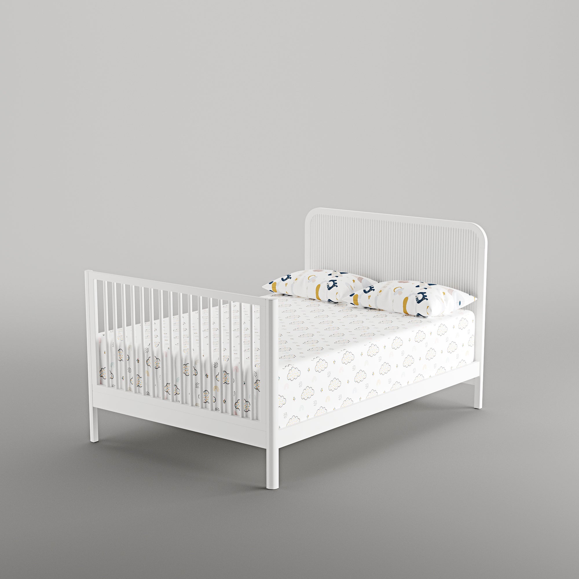 Milano Double Rail in White image 2