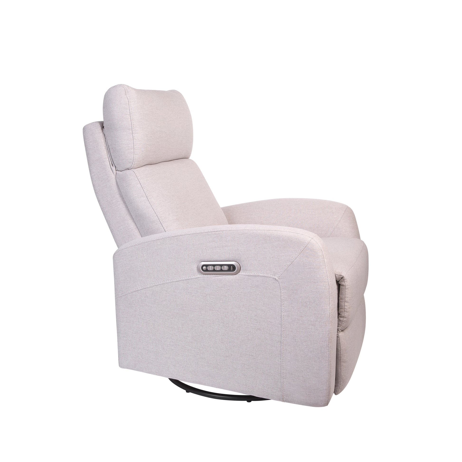 Serena Triple Power Swivel Glider Recliner in Sand