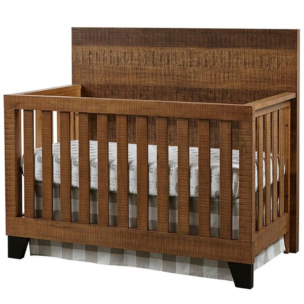 Urban Rustic Convertible Crib | Brushed Wheat image 0