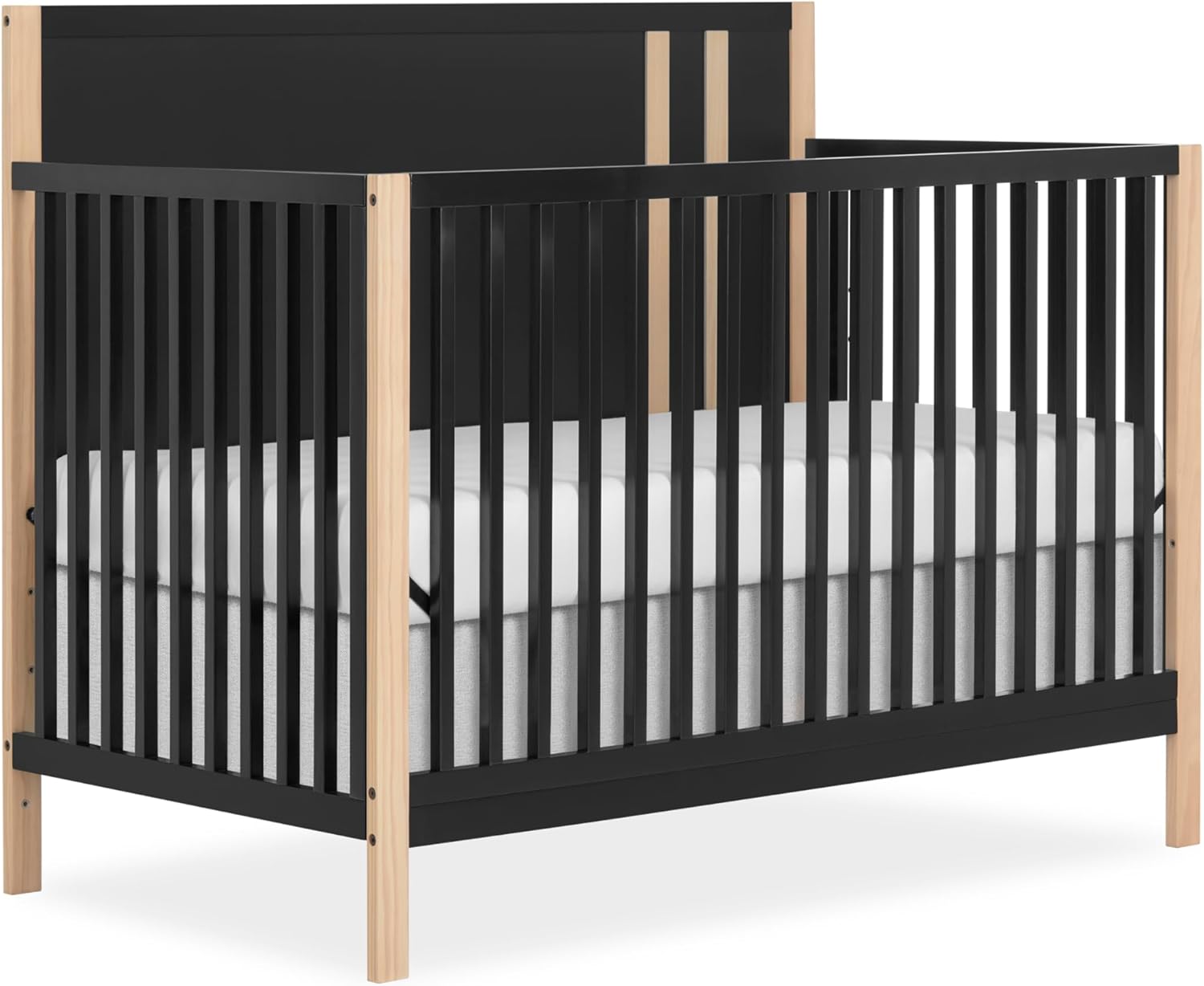 Dream On Me Soho Convertible Crib in Matte Black Vintage image 0