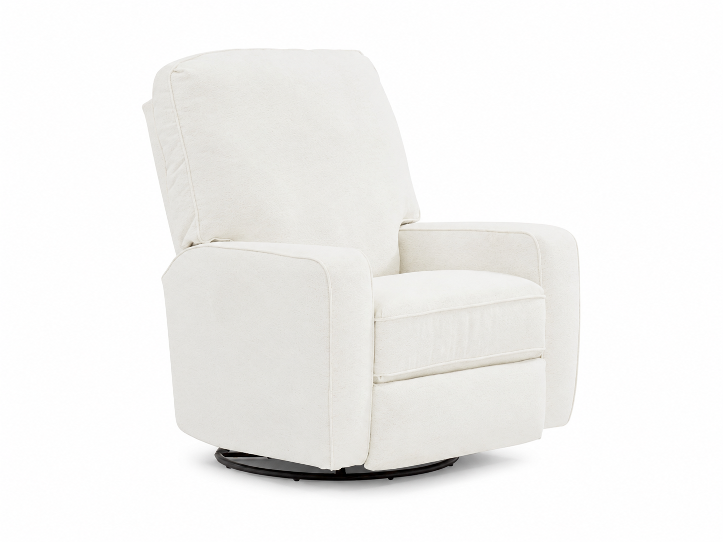 Color: White | Bilana Manual Recliner by Best Chairs
