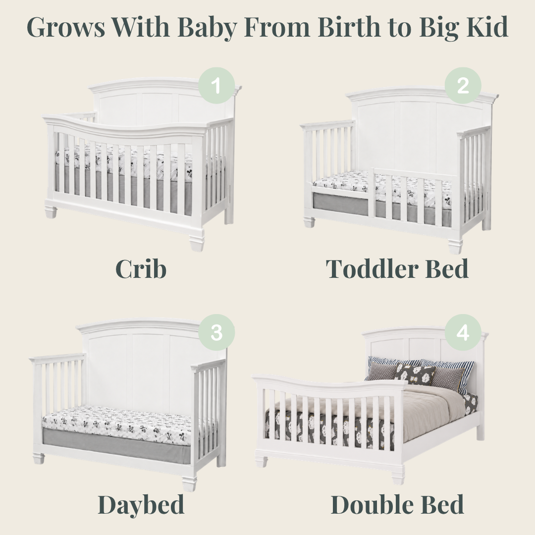 Color: White | Brittany Convertible Crib