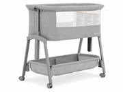 Color: Grey | Calypso Portable Bassinet with Wheels