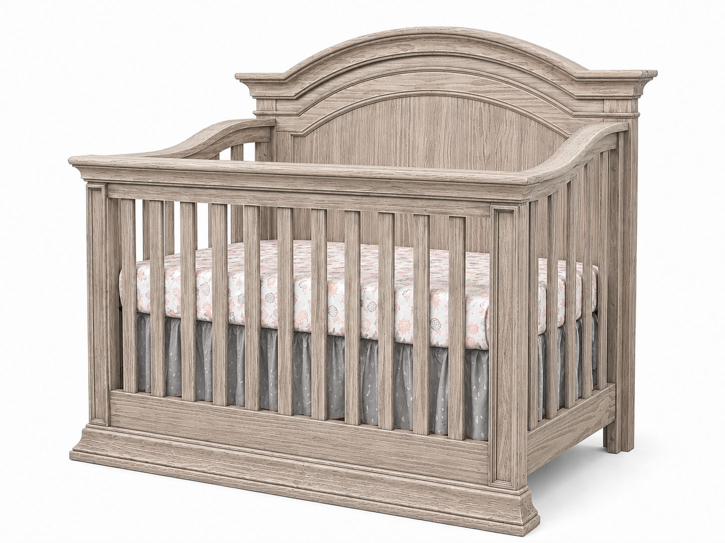 Color: Rustic White | Khloe Convertible Crib
