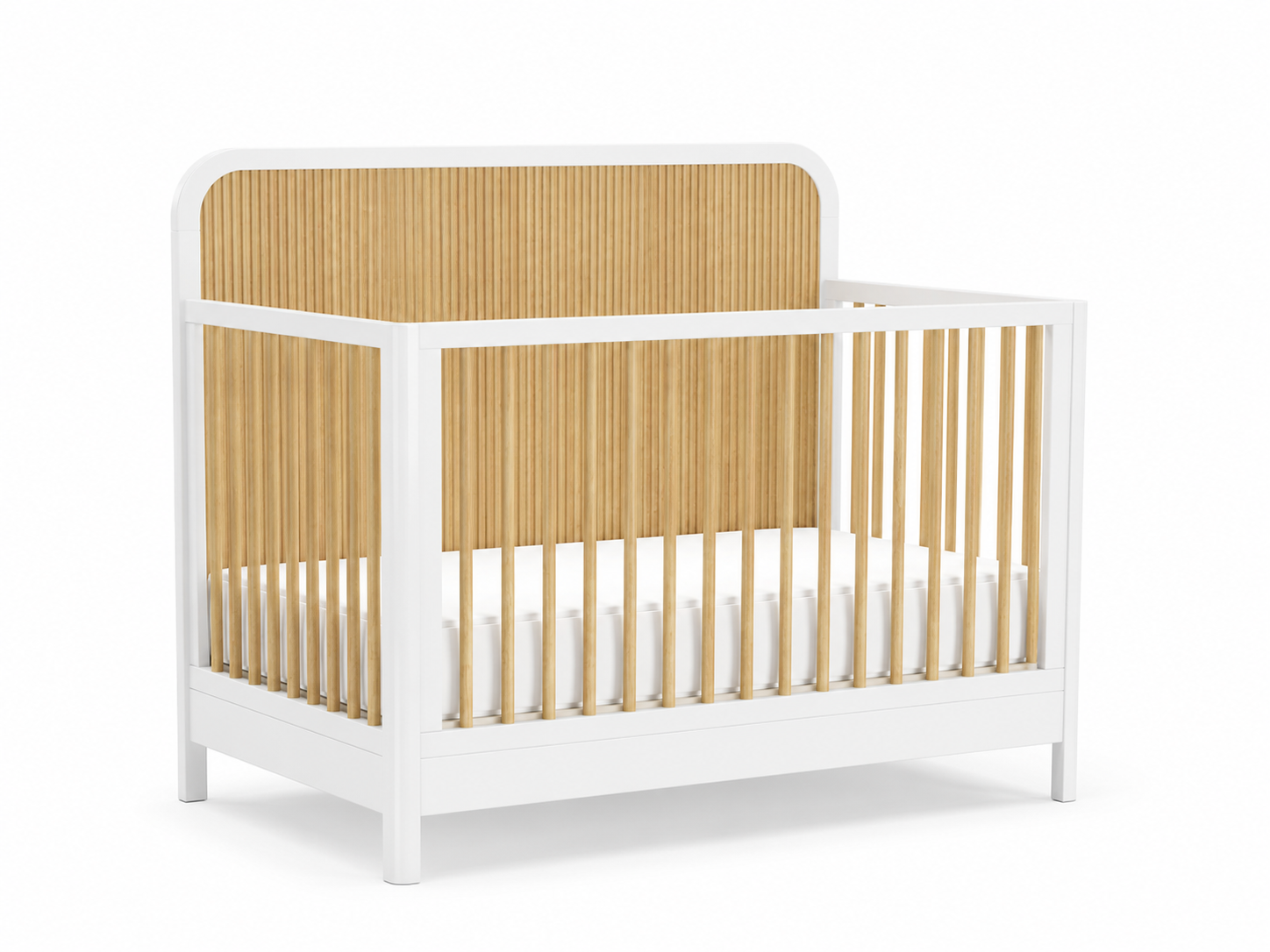Color: White/Natural | Milano Crib