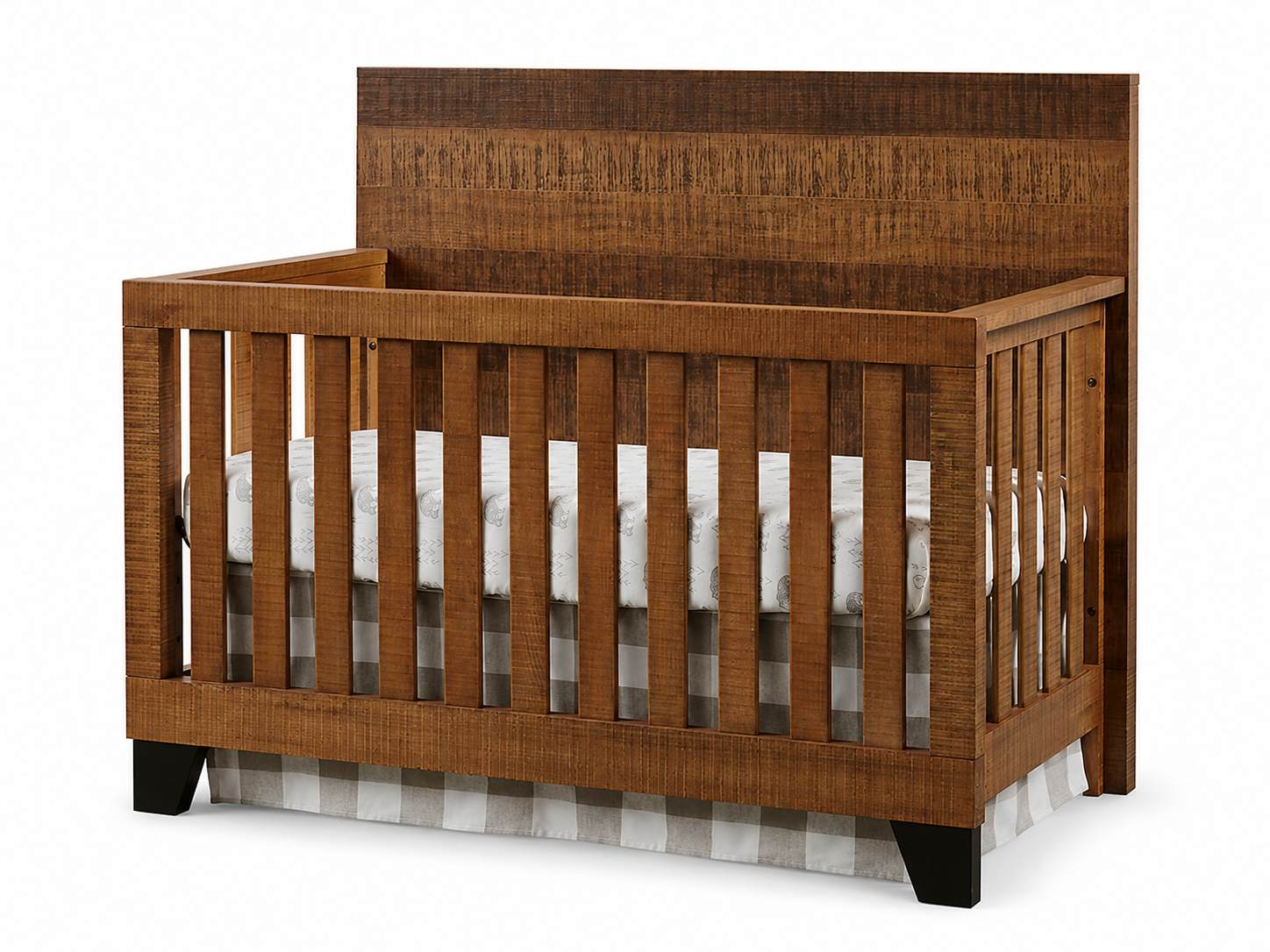Color: Brushed Wheat | Urban Rustic Convertible Crib