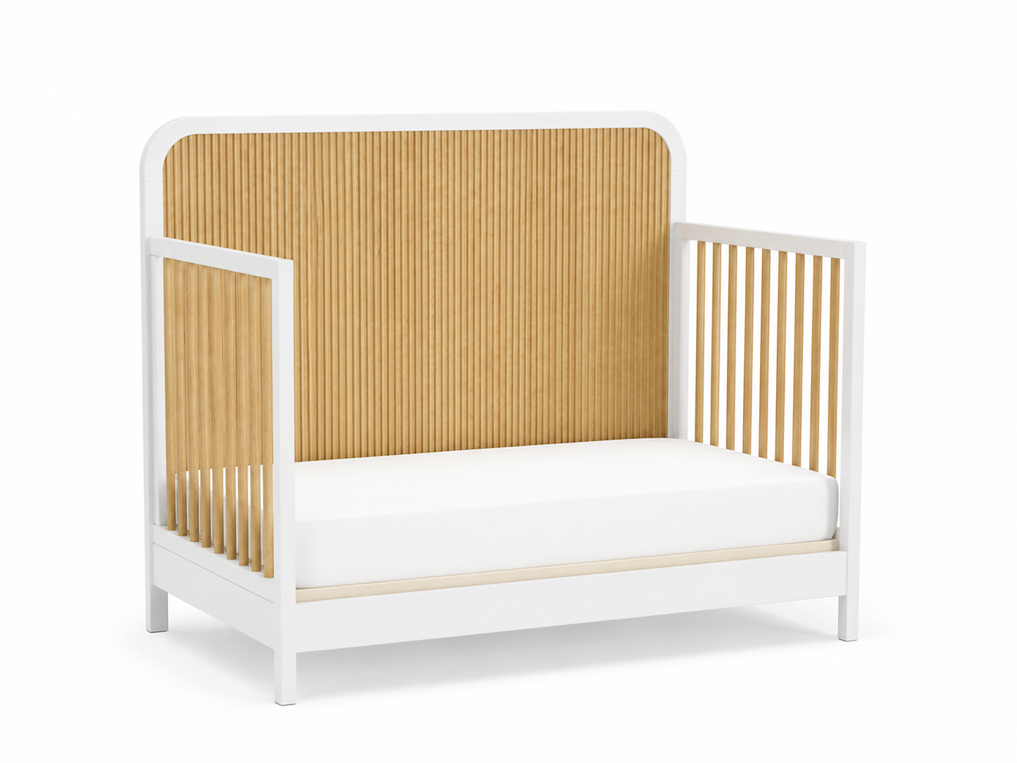 Color: White/Natural | Milano Crib