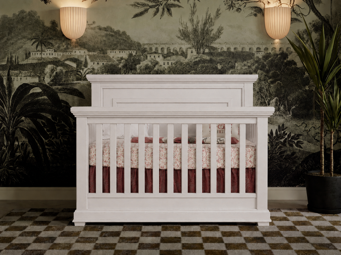 Color: White | Modena Forever Crib