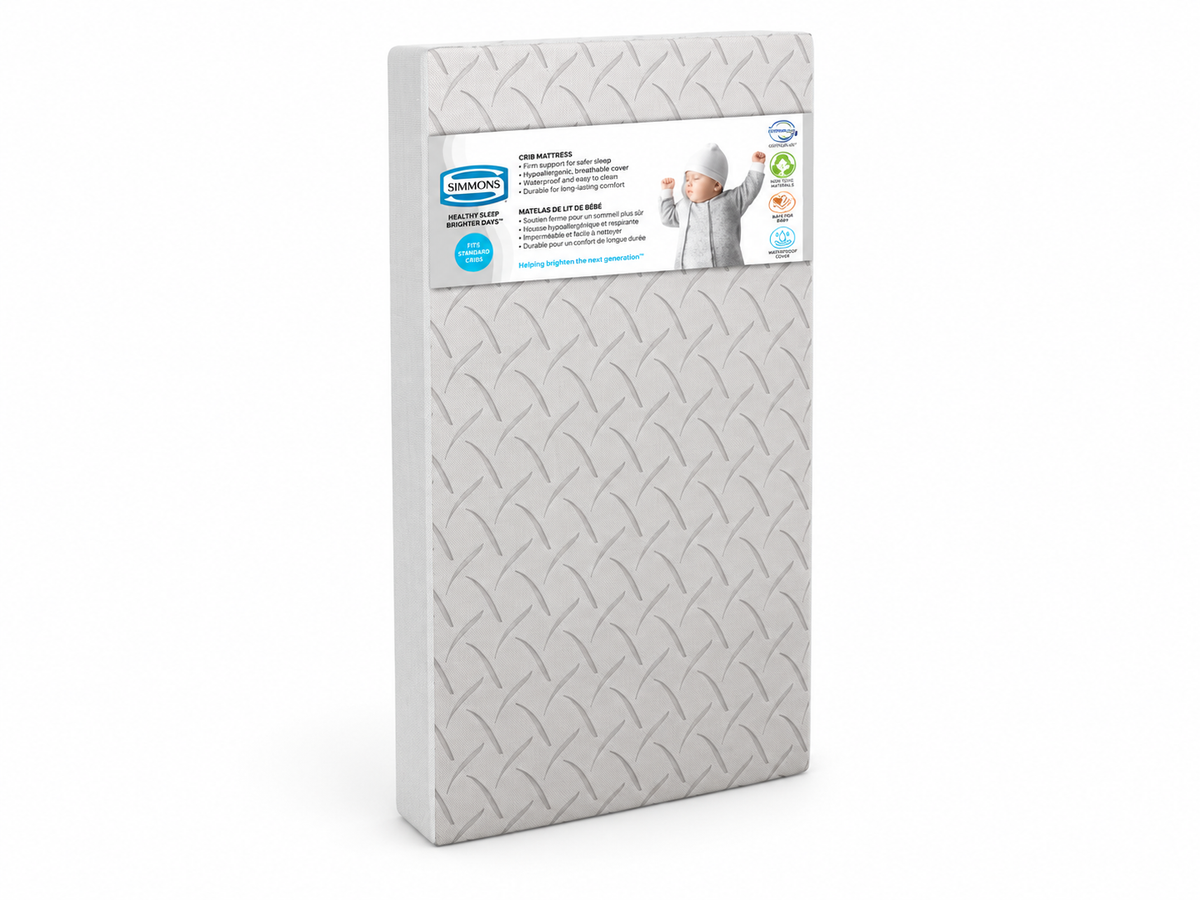 Color: White | Healthy Sleep Simmons crib mattress