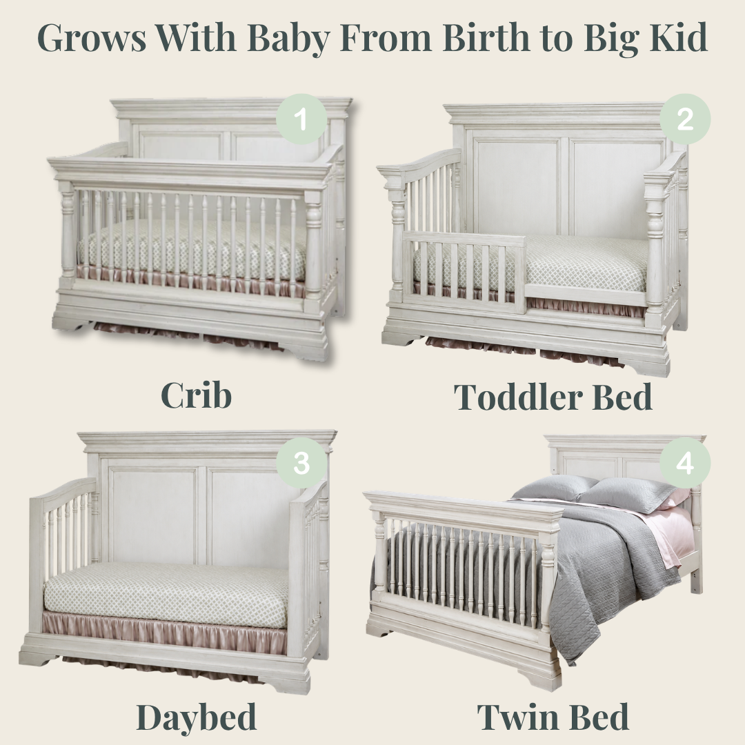 Color: Rustic White | Kerrigan Crib
