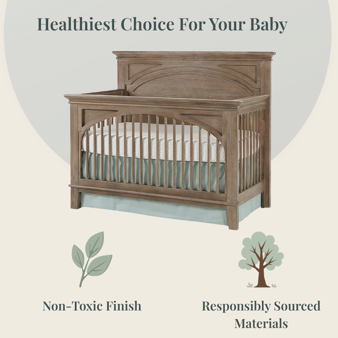 Color: Sand | Leland Convertible Crib