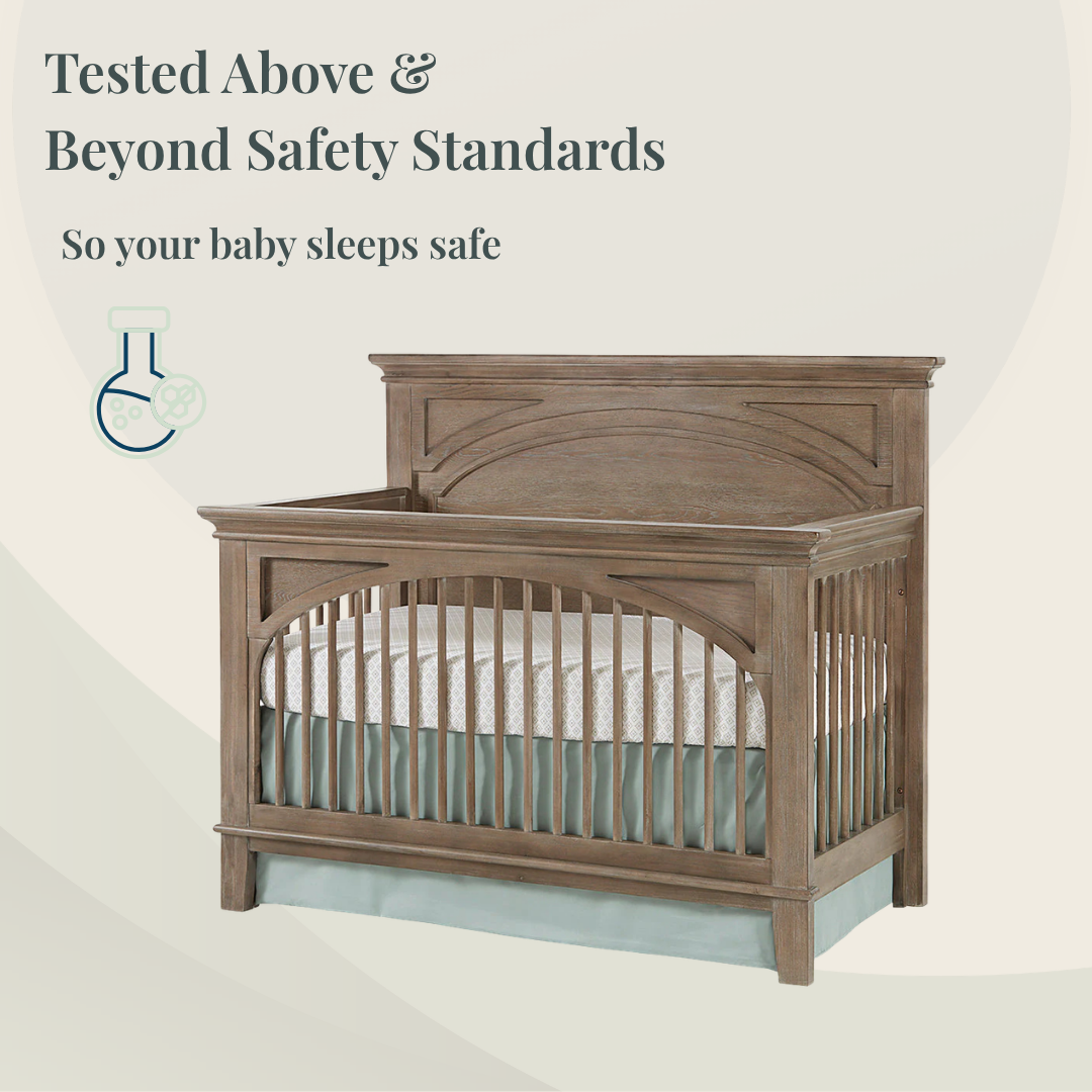 Color: Sand | Leland Convertible Crib