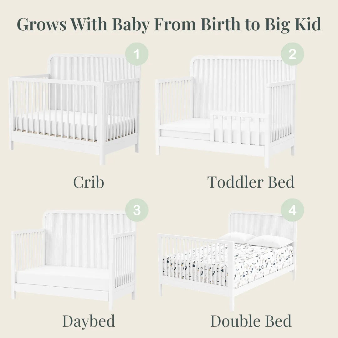 Color: White | Milano Crib