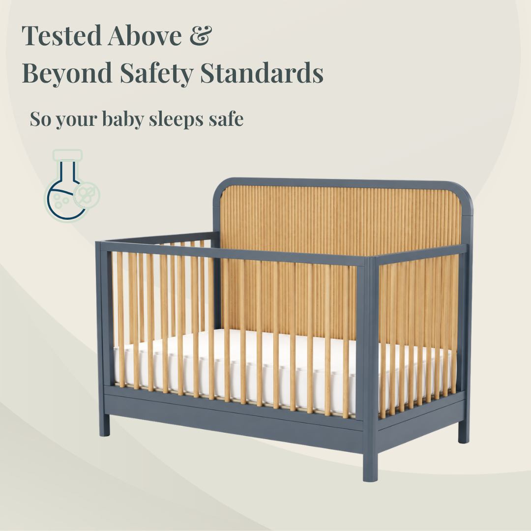 Color: Graphite/Natural | Milano Crib