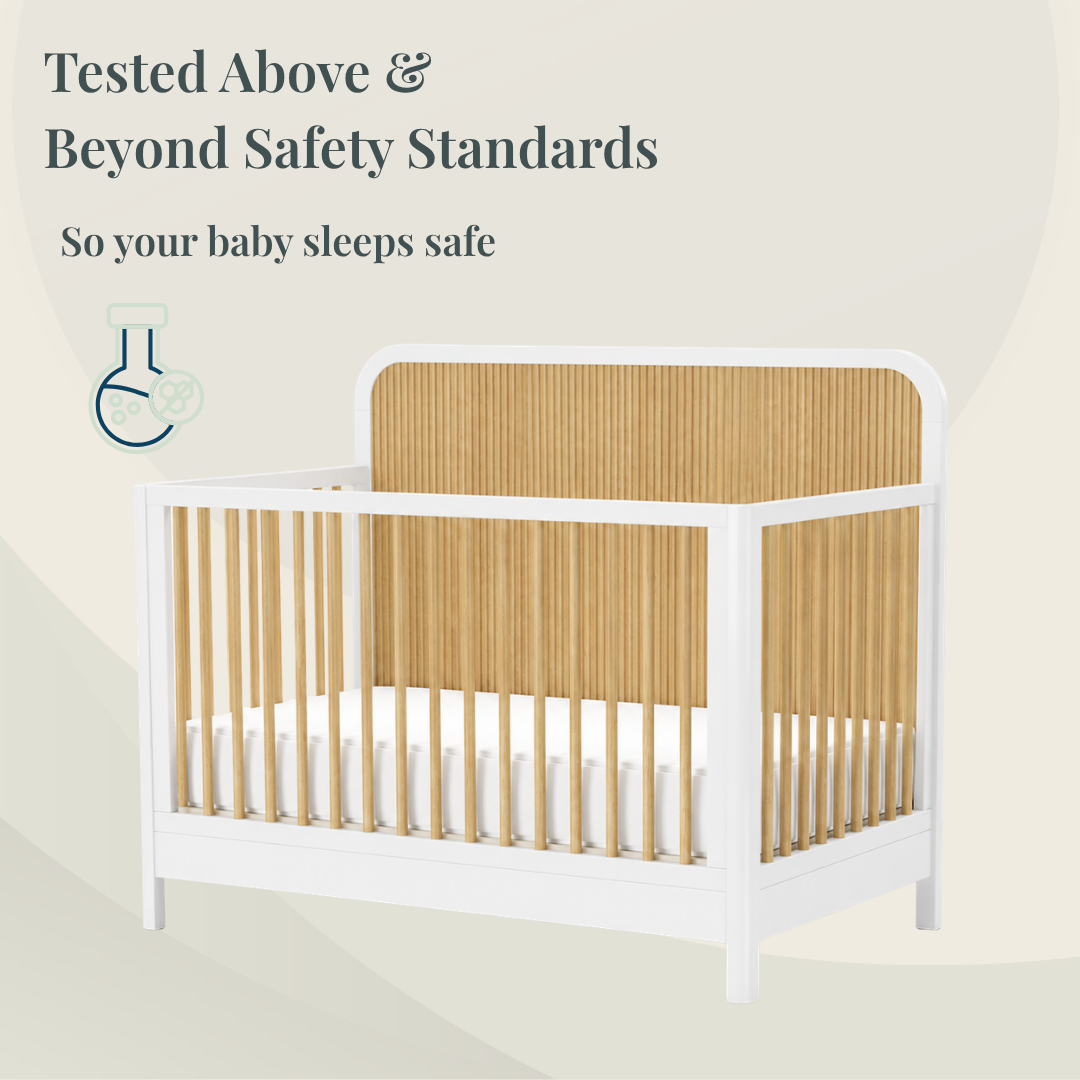 Color: White/Natural | Milano Crib