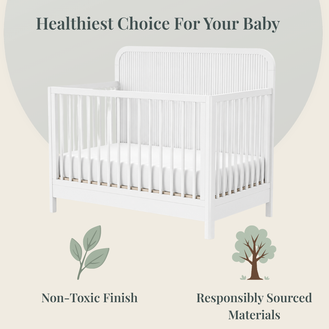 Color: White | Milano Crib