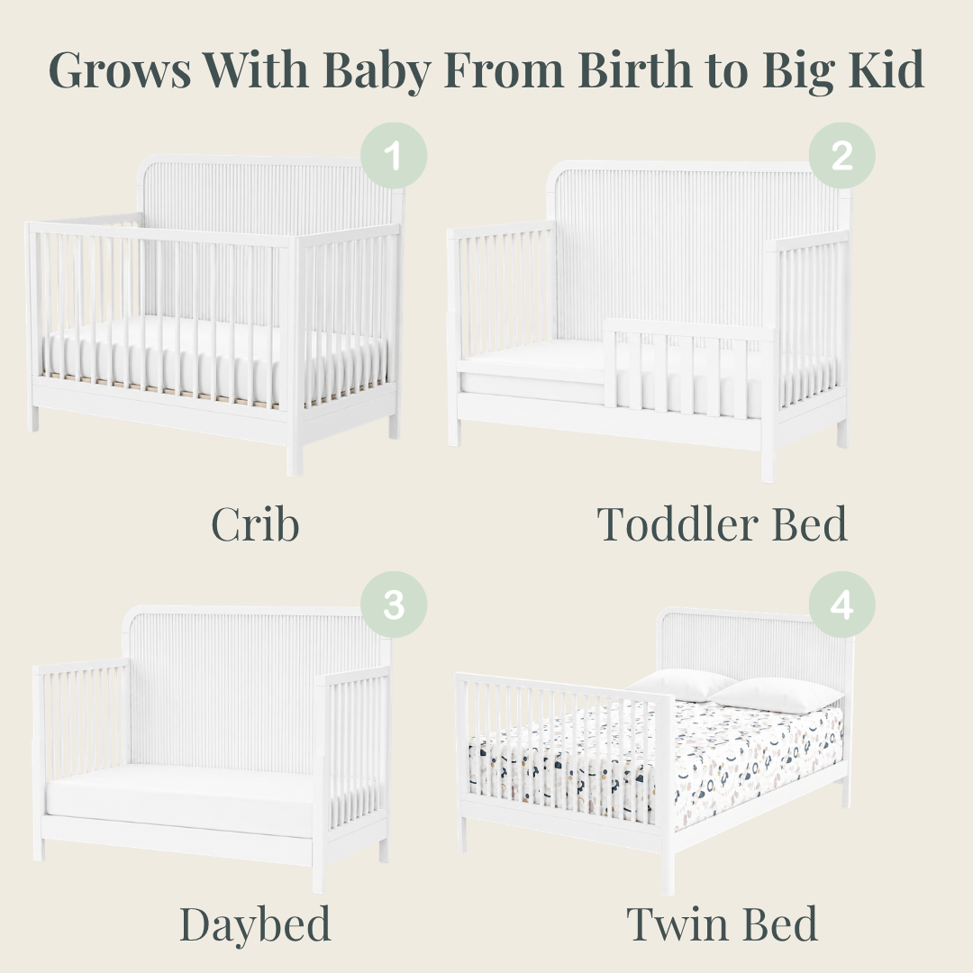 Color: White | Milano Crib