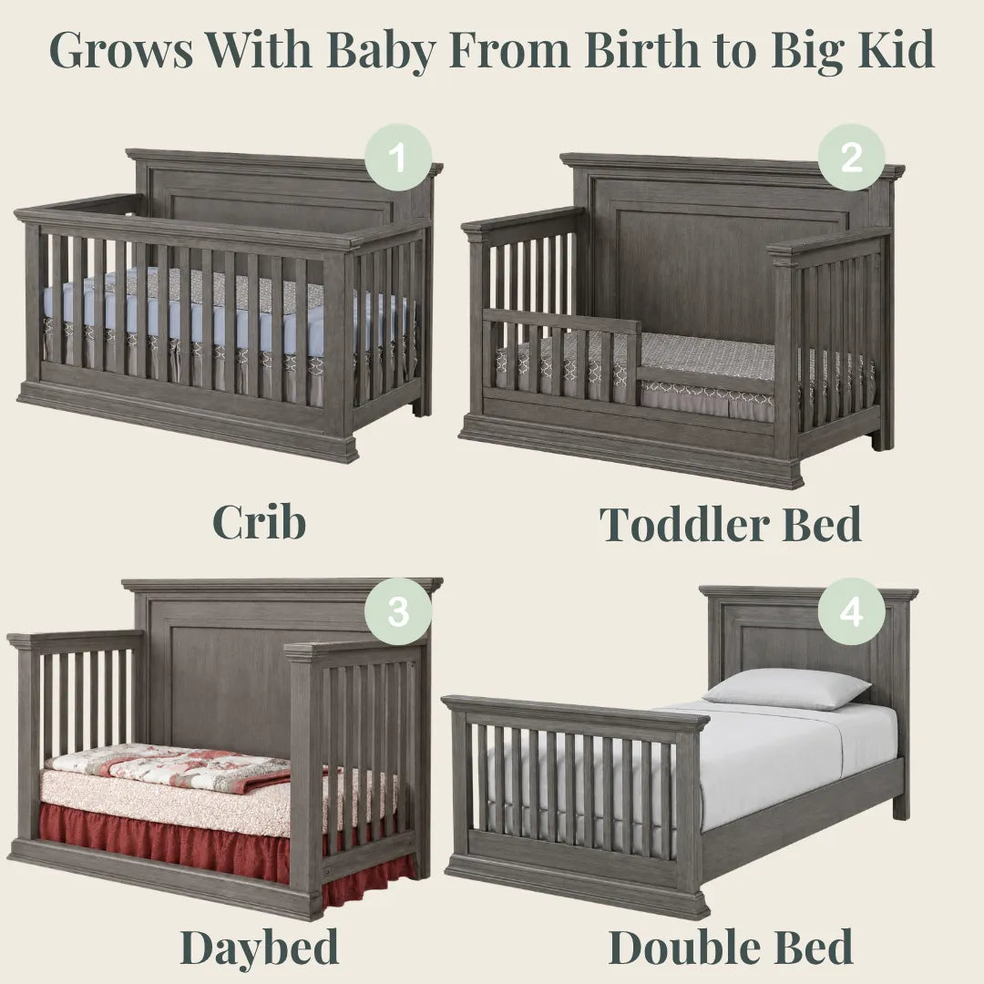 Color: Granite | Modena Forever Crib
