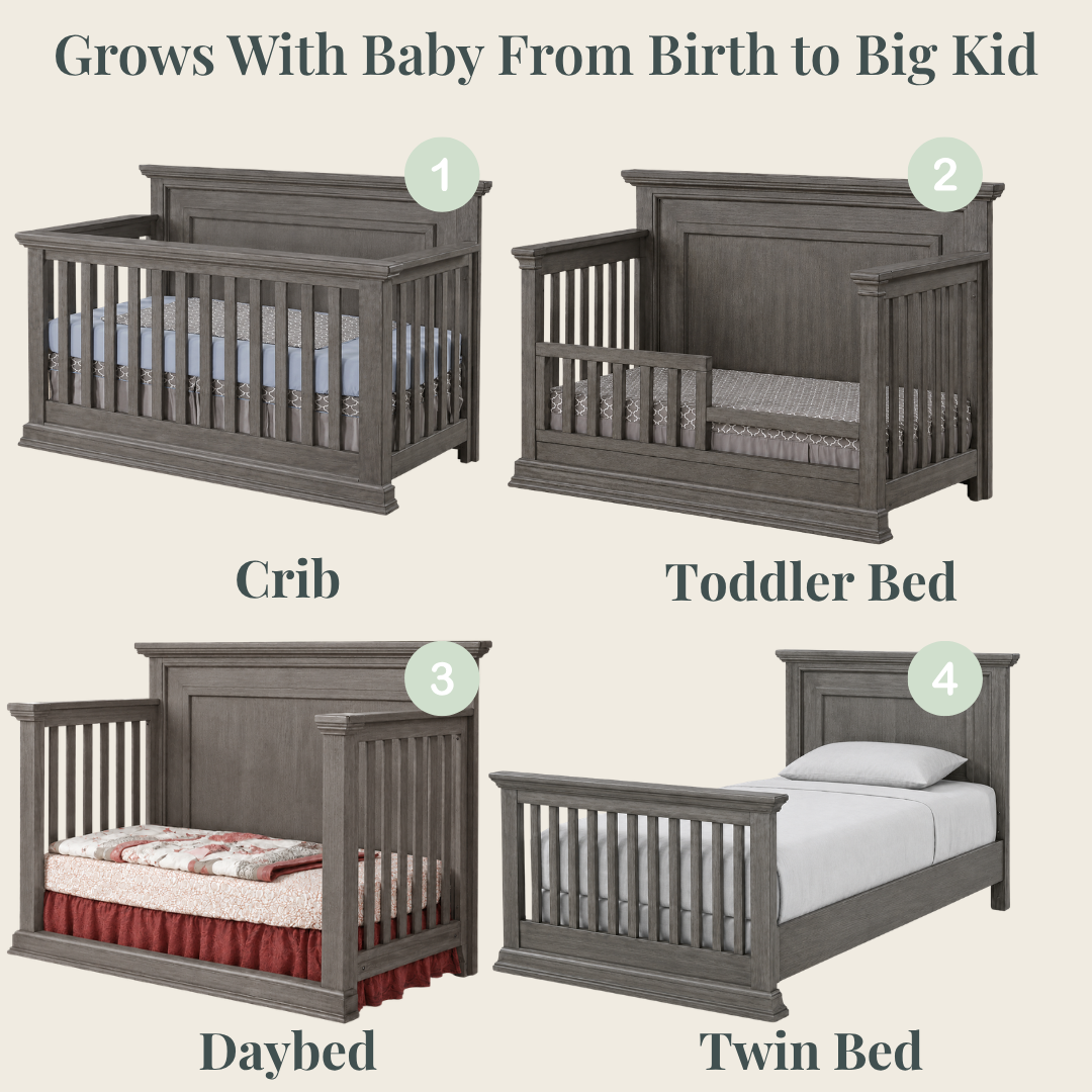 Color: Granite | Modena Forever Crib