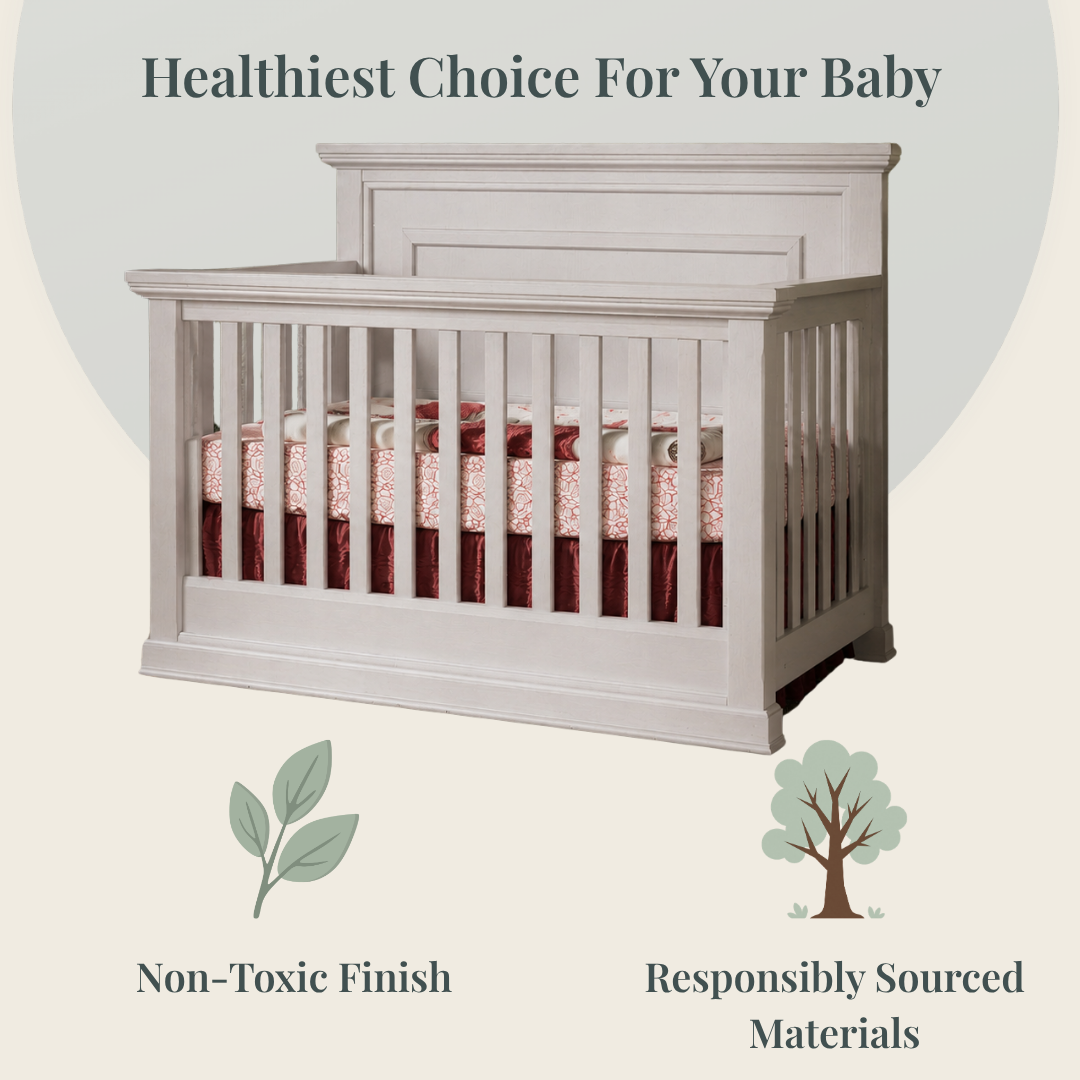 Color: White | Modena Forever Crib