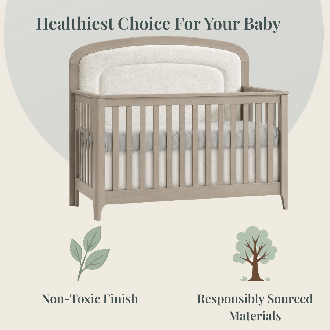 Color: Dove | Palo 5-in-1 Convertible Crib