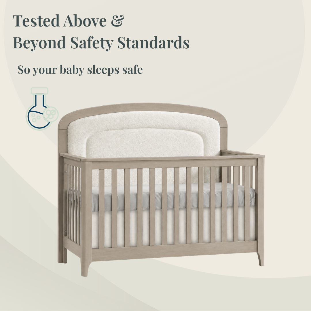 Color: Dove | Palo 5-in-1 Convertible Crib