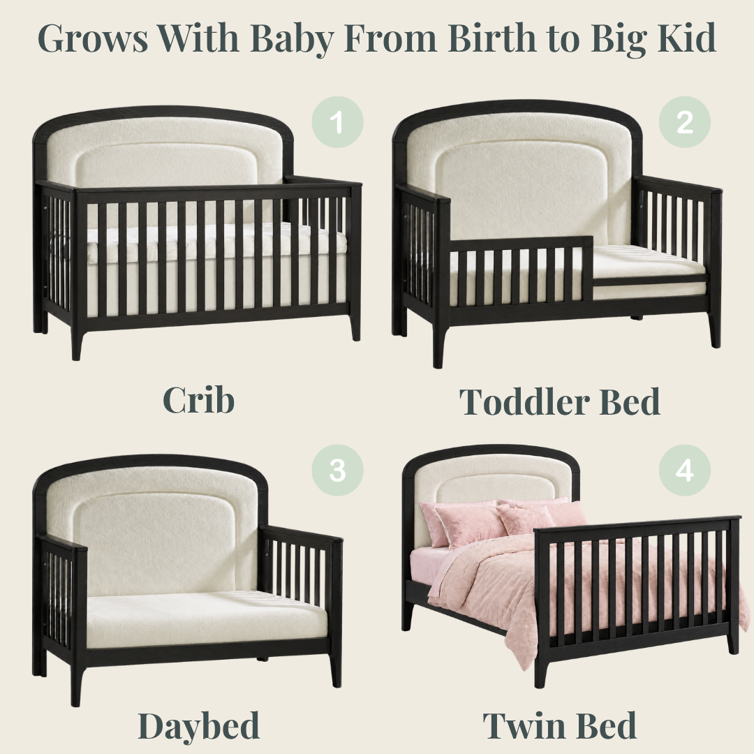 Color: Dusk | Palo 5-in-1 Convertible Crib