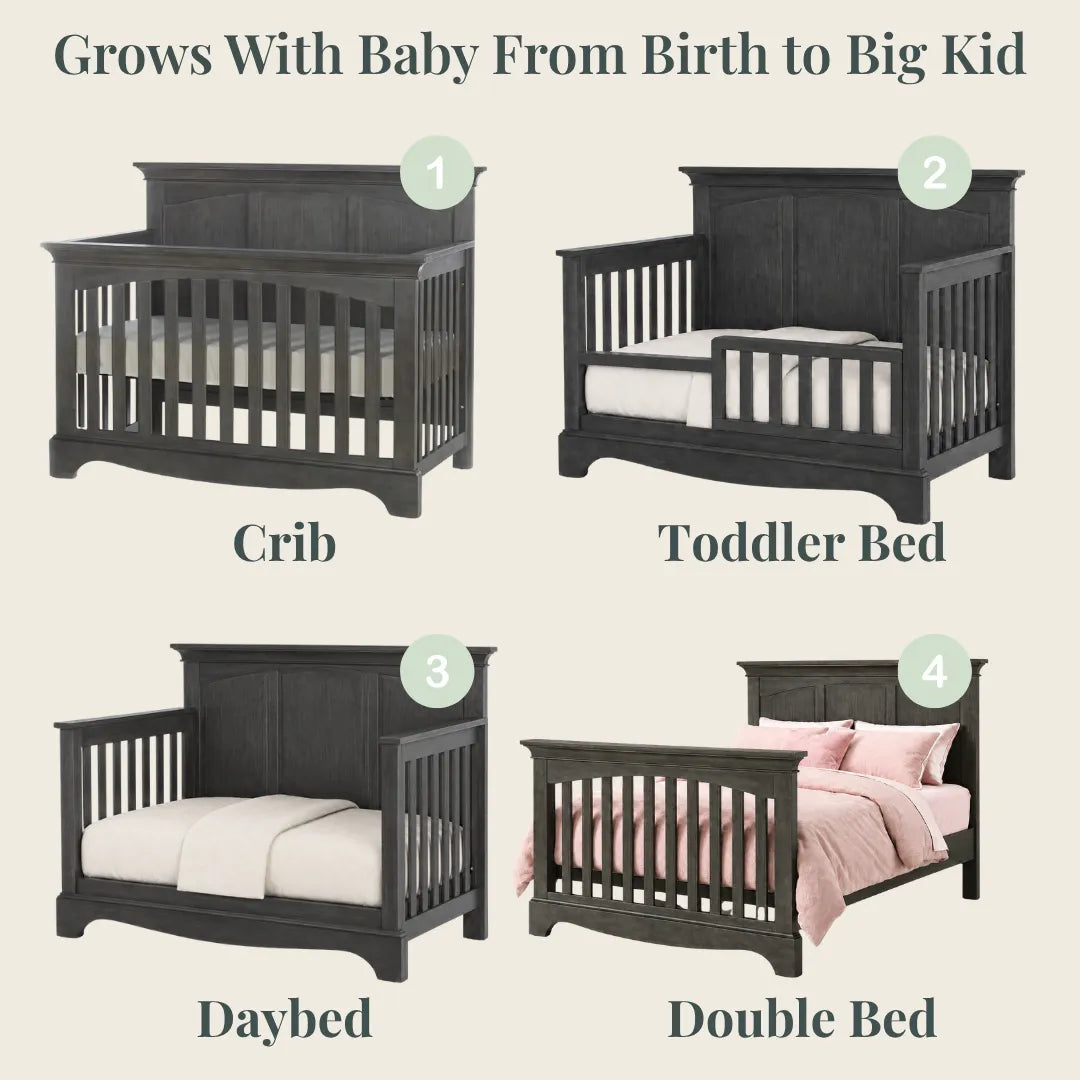 Color: Granite | Ragusa Forever Crib