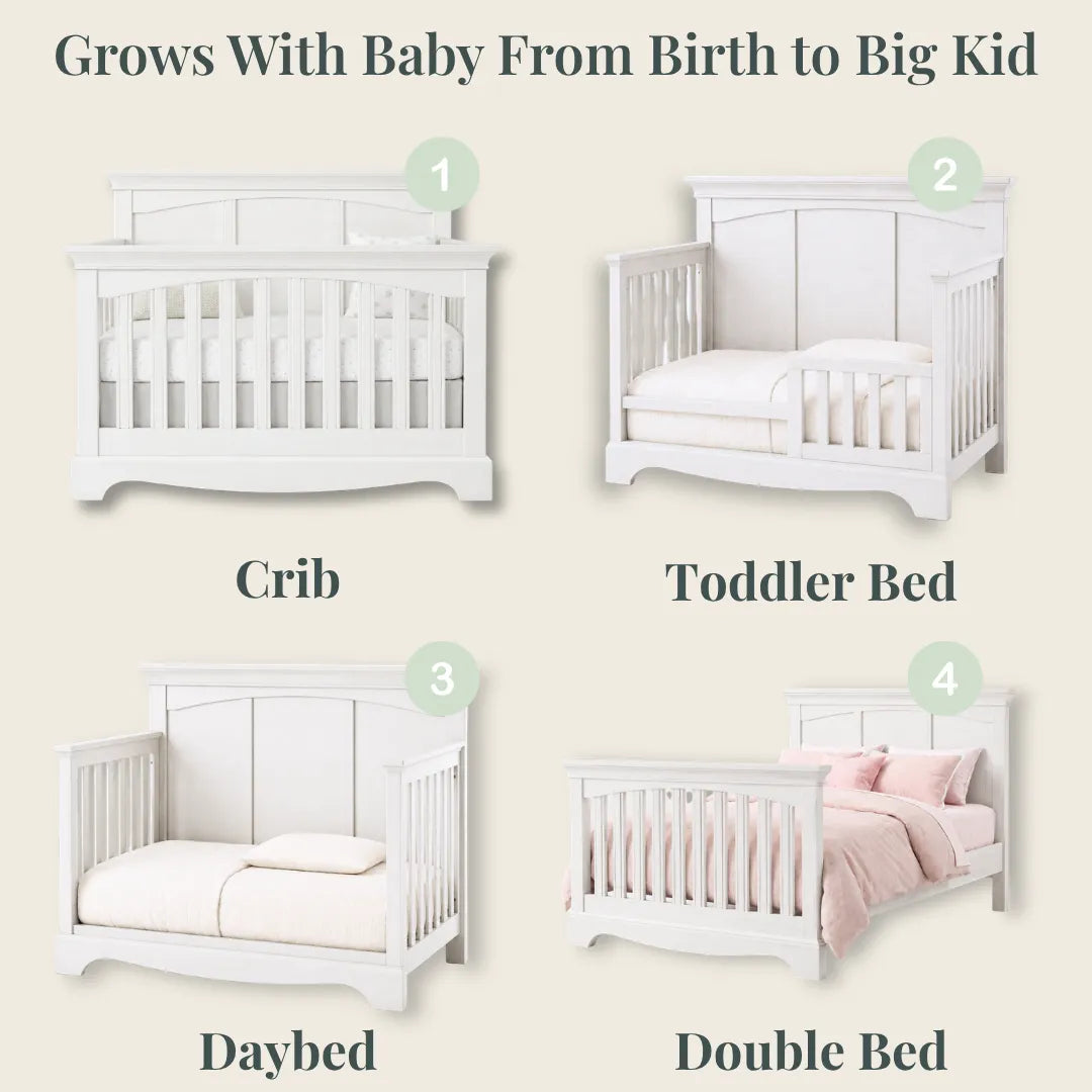 Color: White | Ragusa Forever Crib