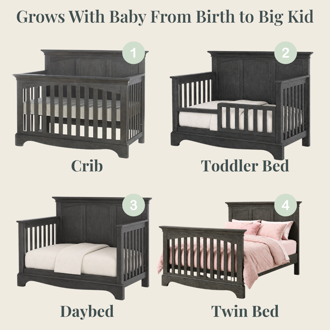 Color: Granite | Ragusa Forever Crib