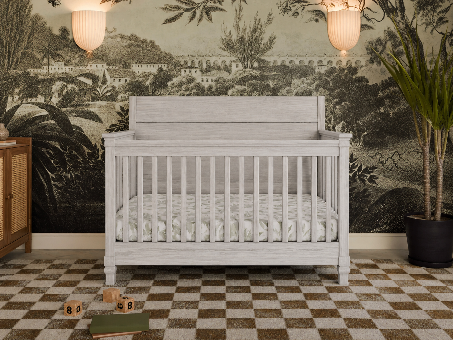 Timber Ridge Convertible Crib | Weathered Washed Sierra