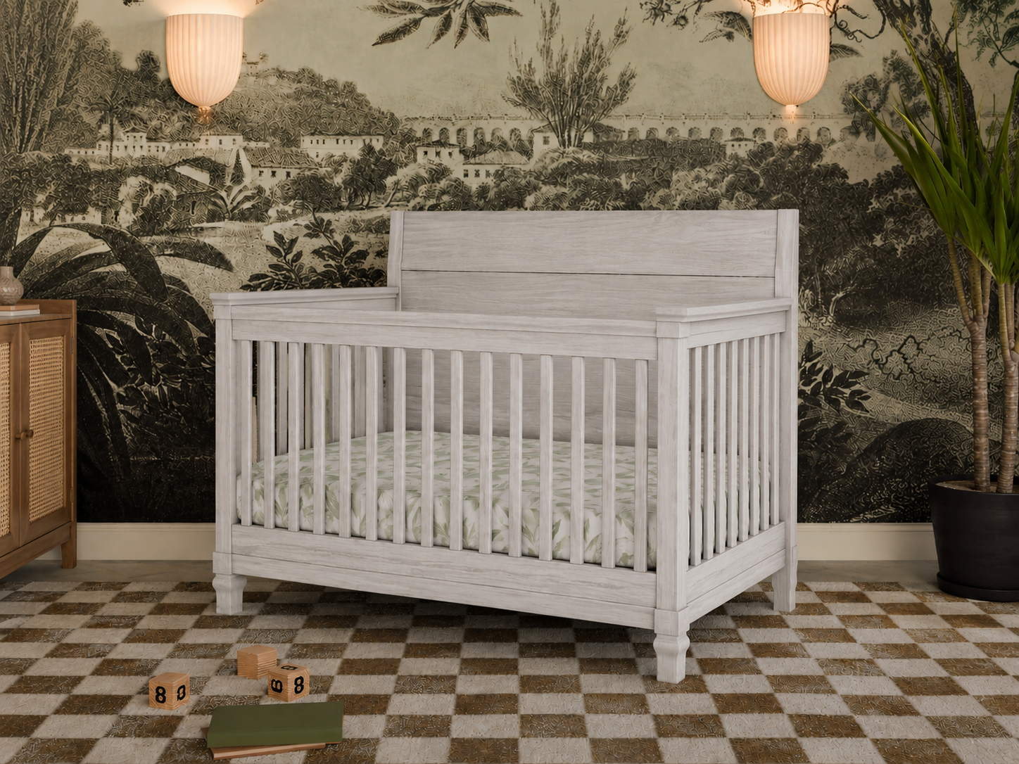 Timber Ridge Convertible Crib | Weathered Washed Sierra
