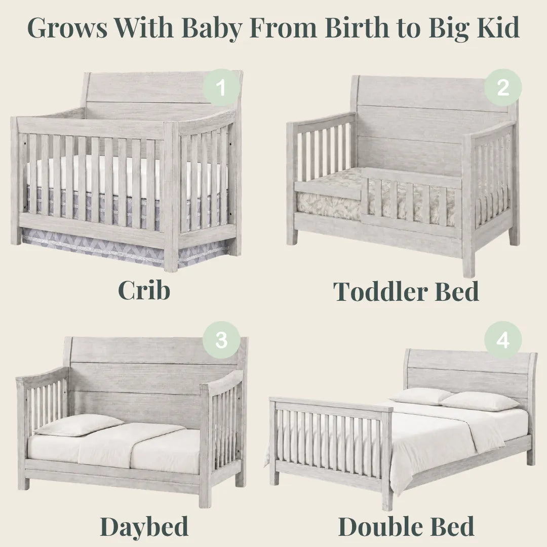 Color: Weathered Washed Sierra | Timber Ridge Convertible Crib