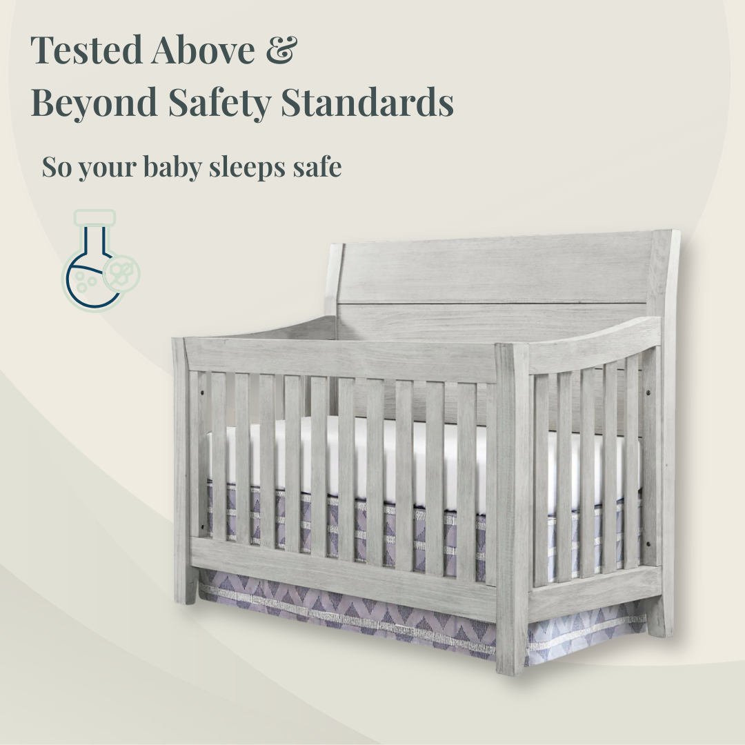 Timber Ridge Convertible Crib | Weathered Washed Sierra