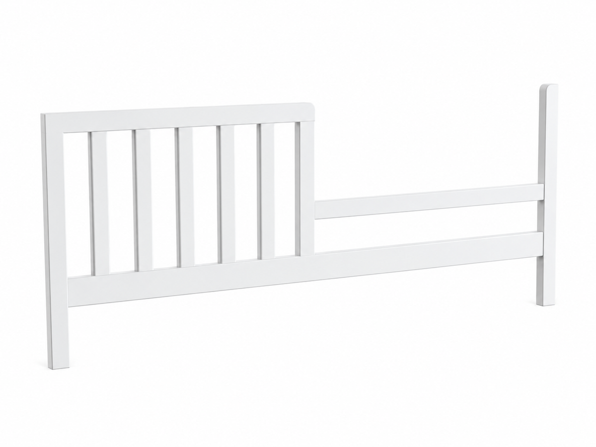 Color: White| Milano Toddler Rail