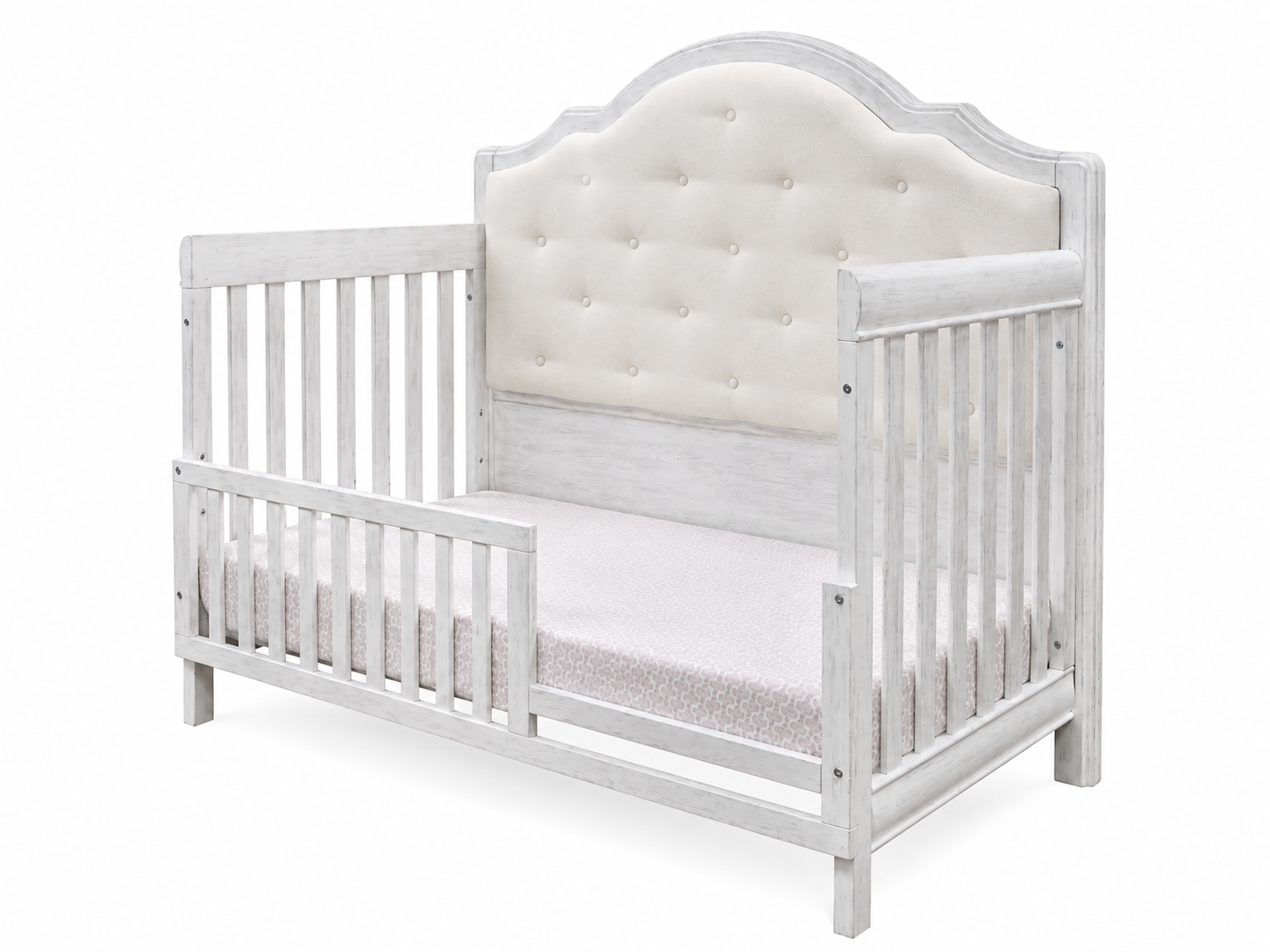 Cristallo Forever Crib with Fabric Panel